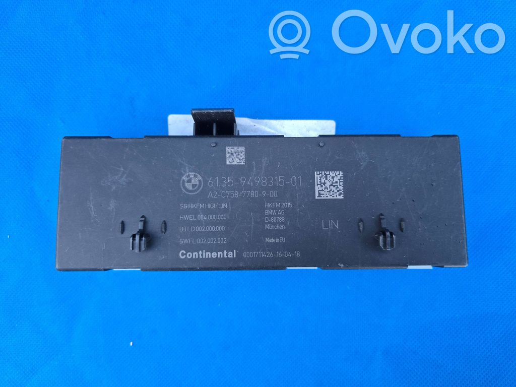 BMW X5 G05 Tailgate/trunk control unit/module 