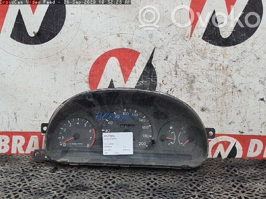 Hyundai Accent Speedometer (instrument cluster) 