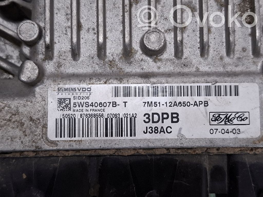 Ford Focus Unitate/modul de control motor 