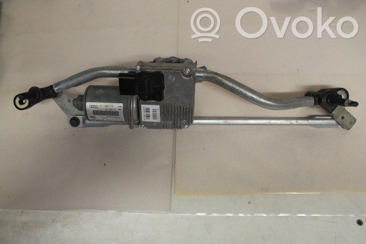 Audi A5 8T 8F Wischergestänge Wischermotor vorne 