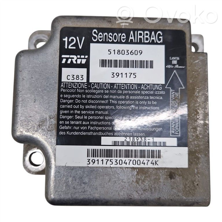 Fiat Panda II Sterownik / Moduł Airbag 