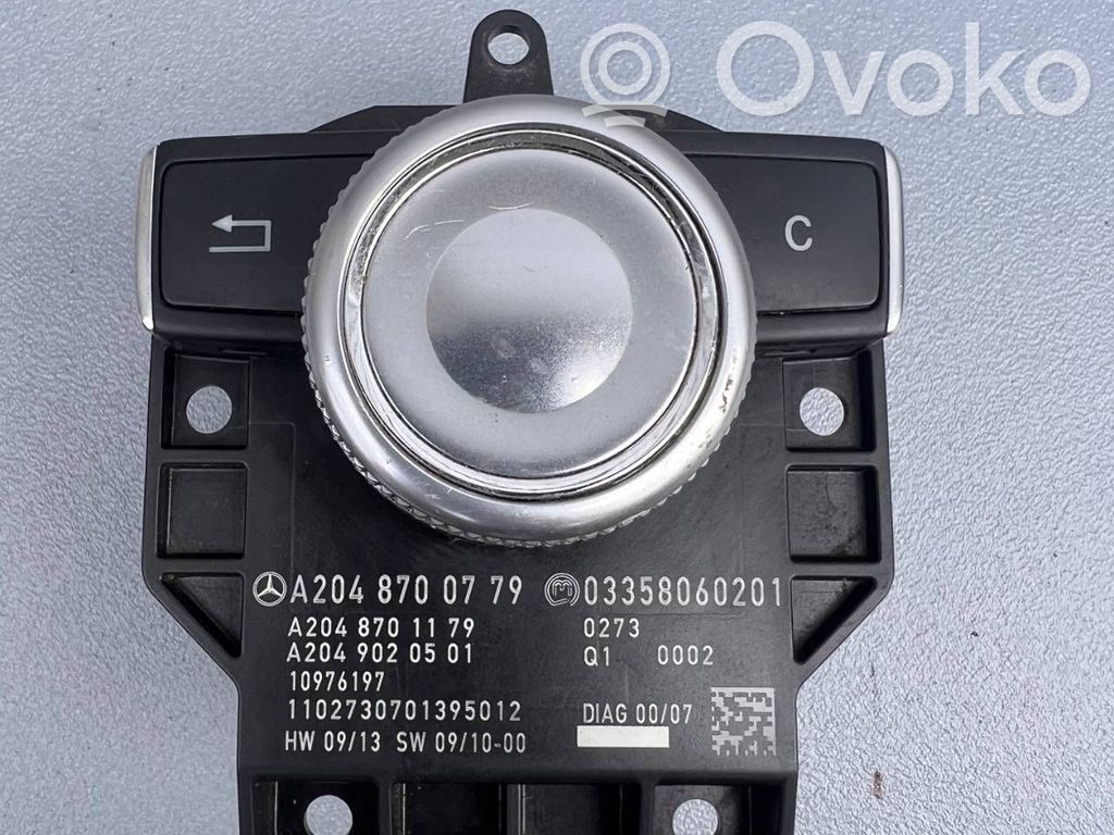 Mercedes-Benz C W204 Interruptor de control multifunción 