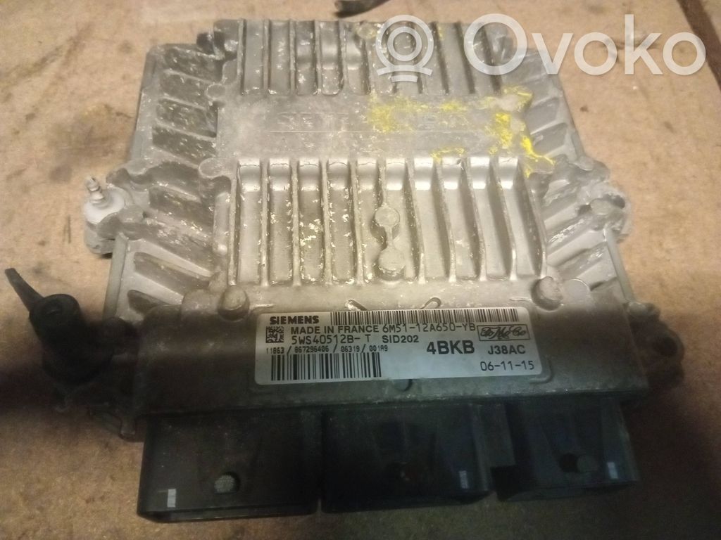 Moottorin ohjainlaite/moduuli   5WS40512B