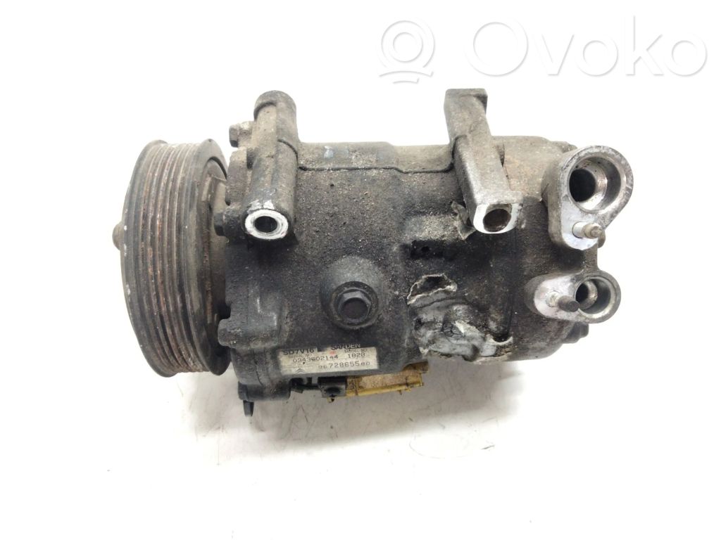 Ilmastointilaitteen kompressorin pumppu (A/C)   9672865580
