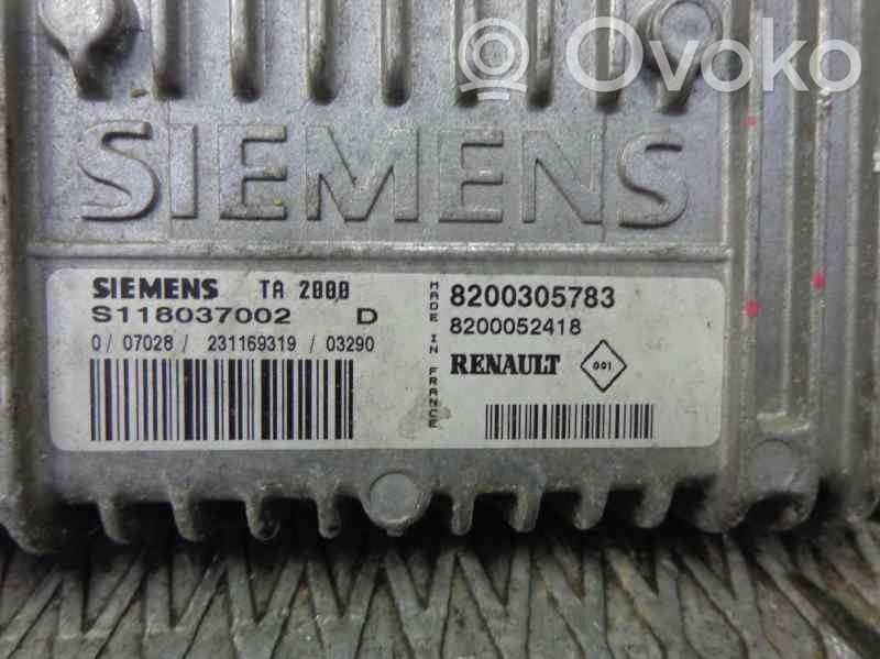 Sterownik / Moduł ECU   S118037002,8200305783,231169319