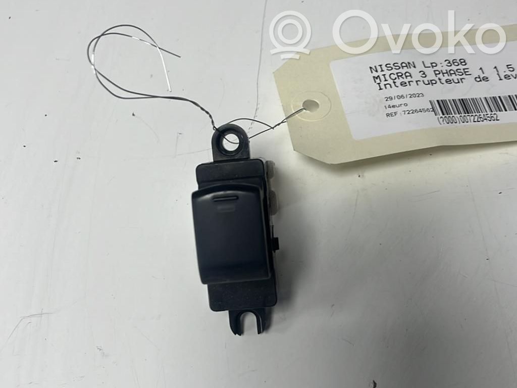 Nissan Micra Electric window control switch 
