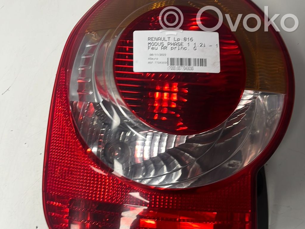 Renault Modus Rear/tail lights 