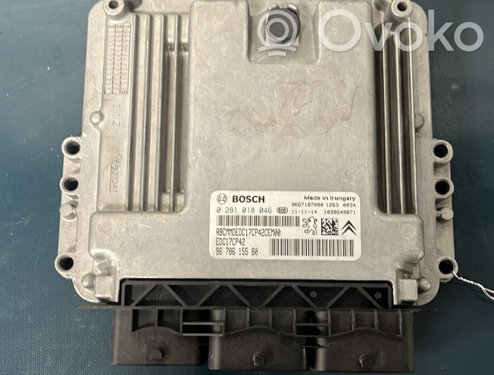 Peugeot 508 Engine control unit/module 