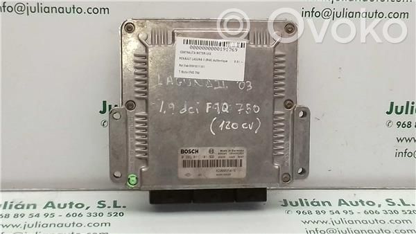Engine control unit/module ECU   281011101,8200095416BOSCH