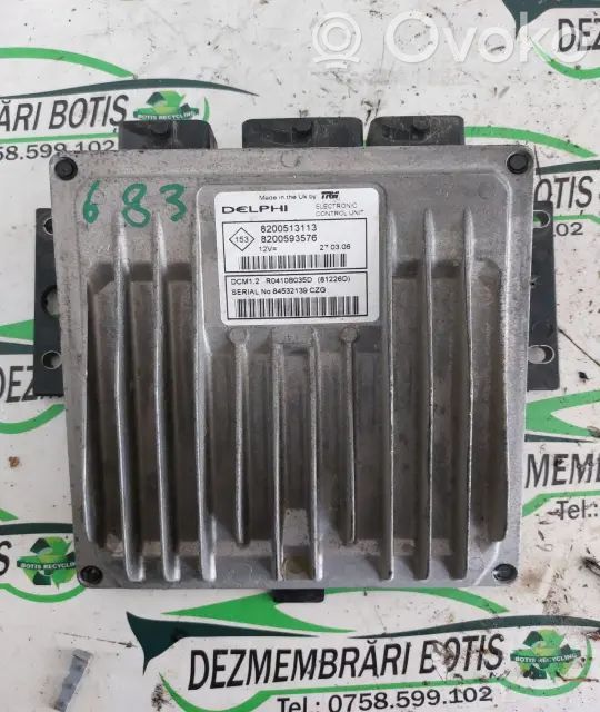 Dacia Logan Pick-Up Unidad de control/módulo ECU del motor 