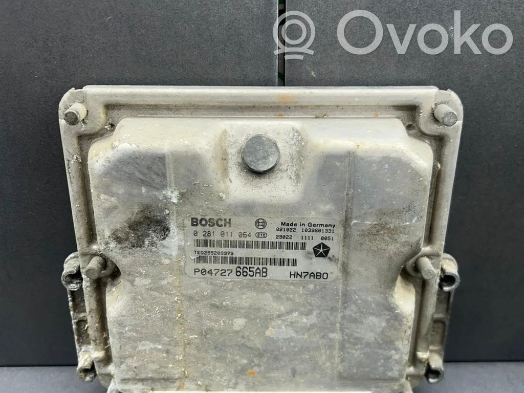 Engine control unit/module ECU   P04727665AB,TCVA8ZSZ