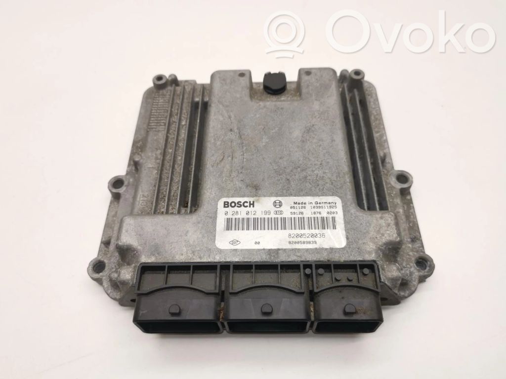 Renault Laguna II Unidad de control/módulo ECU del motor 