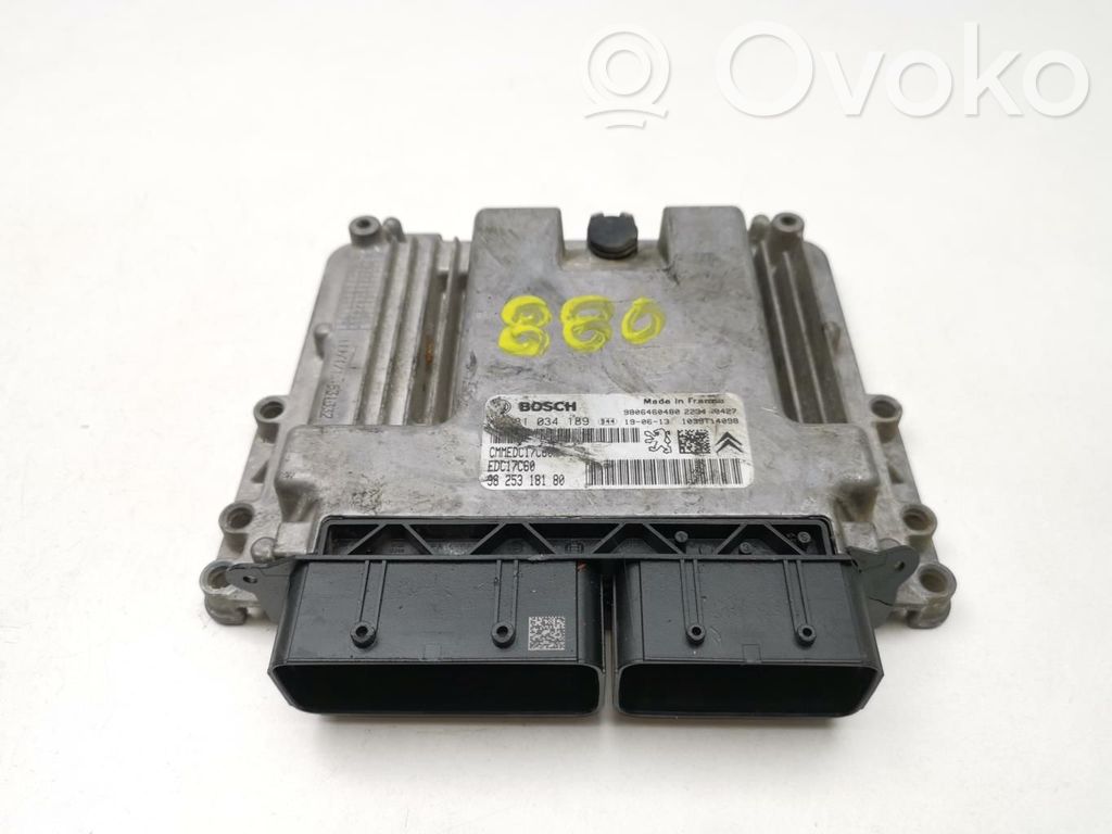 Peugeot Partner Unidad de control/módulo ECU del motor 