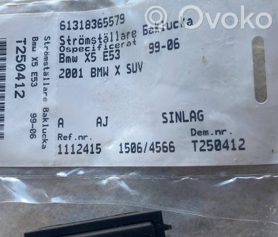 BMW X5 E53 Tailgate opening switch 