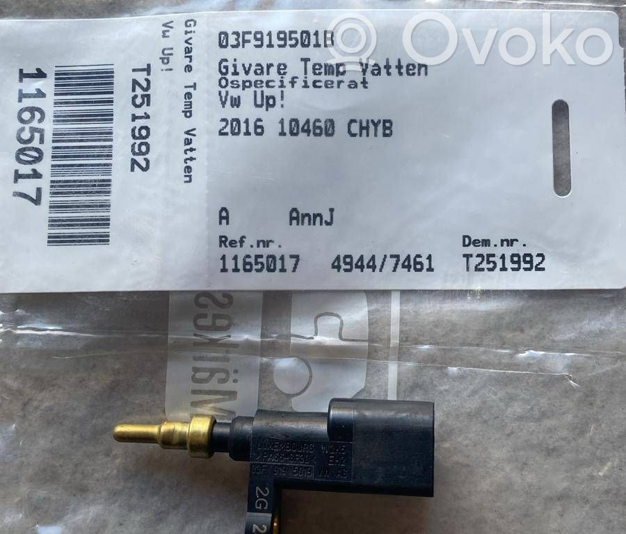 Volkswagen Up Coolant temperature sensor 
