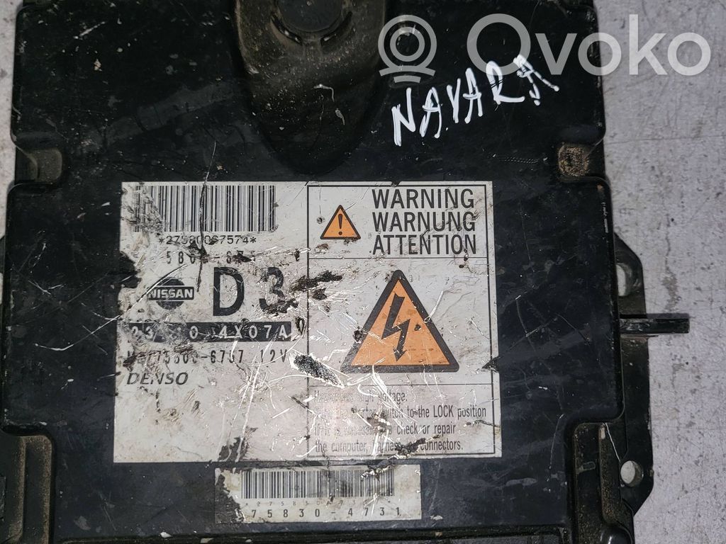 Engine control unit/module   237104X07A