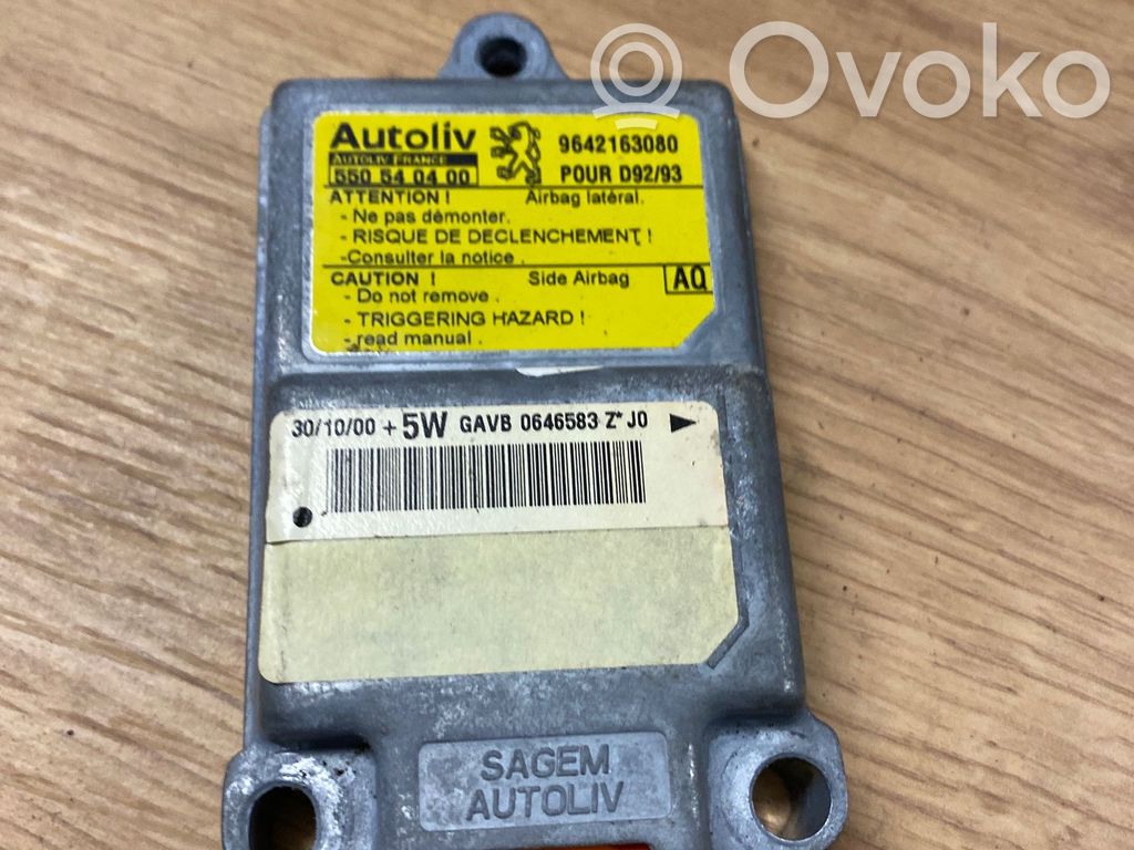 Sterownik / Moduł Airbag   9642163080,550540400,0646583Z