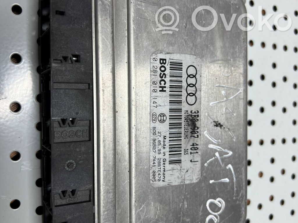 Engine control unit/module   3B0907401J,0281010147