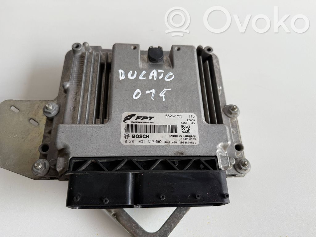 Engine control unit/module ECU   55262753,0281031317