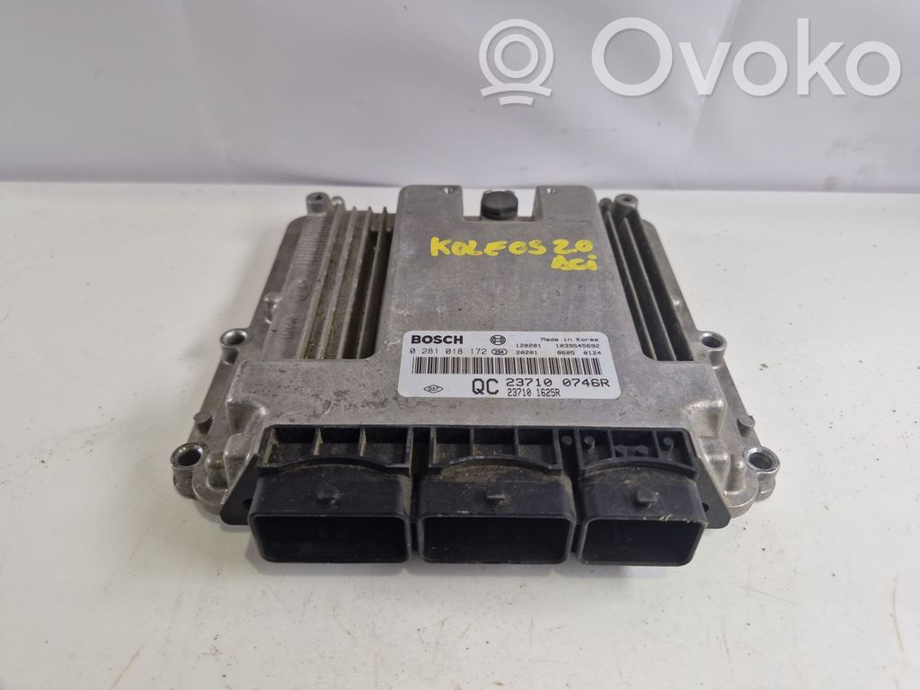 Engine control unit/module   237100746R,0281018172,237101625R