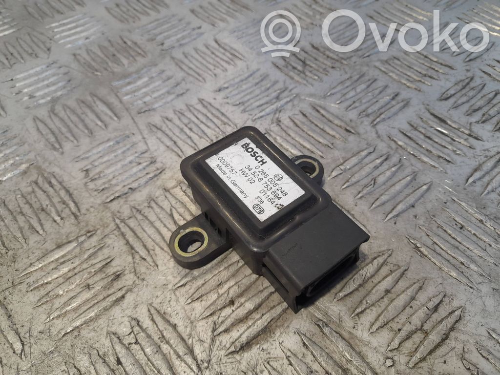 BMW X5 E53 ESP acceleration yaw rate sensor 
