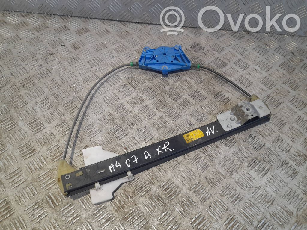 Audi A4 S4 B7 8E 8H Mechanizm podnoszenia szyby tylnej bez silnika 