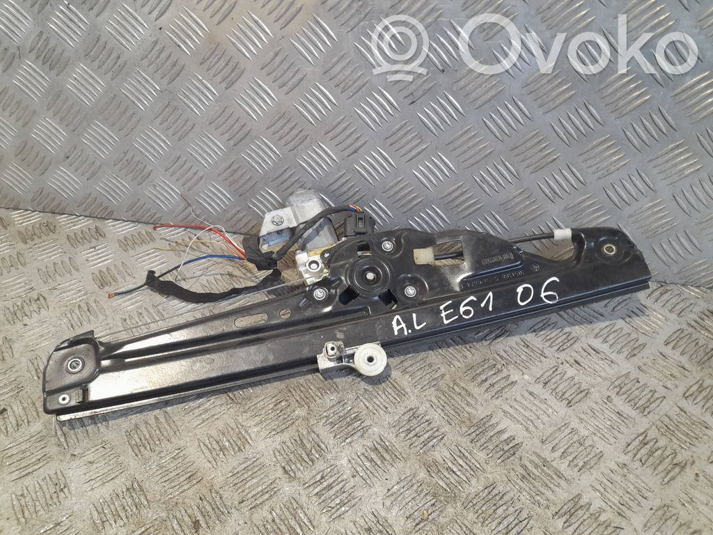 BMW 5 E60 E61 Rear door window regulator with motor 