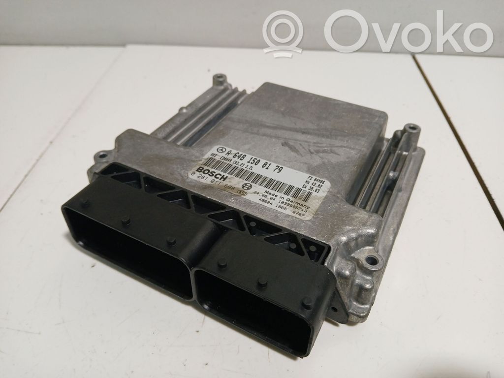 Engine control unit/module   A6481500179,0281011698,1039S06713