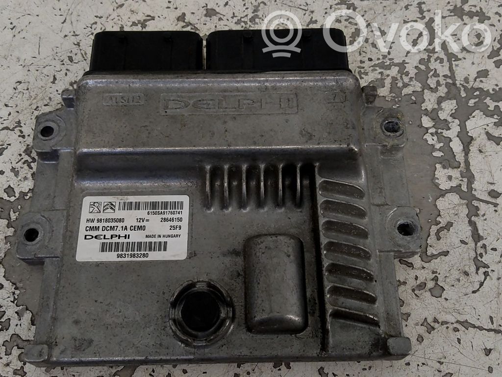 Peugeot Expert Engine control unit/module ECU 