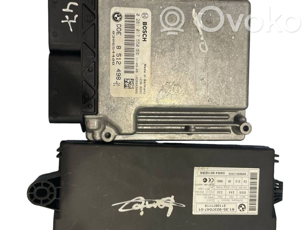 BMW X1 E84 Kit centralina motore ECU e serratura 