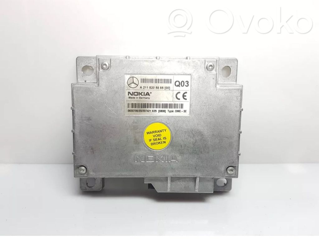 Mercedes-Benz E W211 Phone control unit/module 