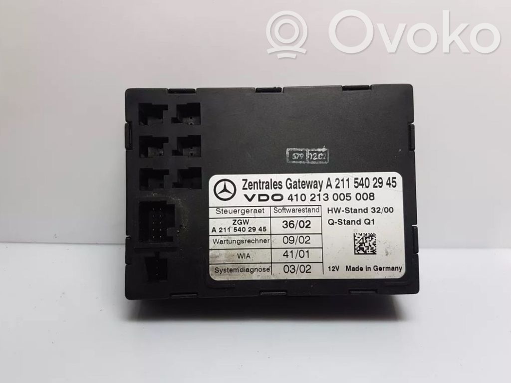 Mercedes-Benz E W211 Gateway control module 