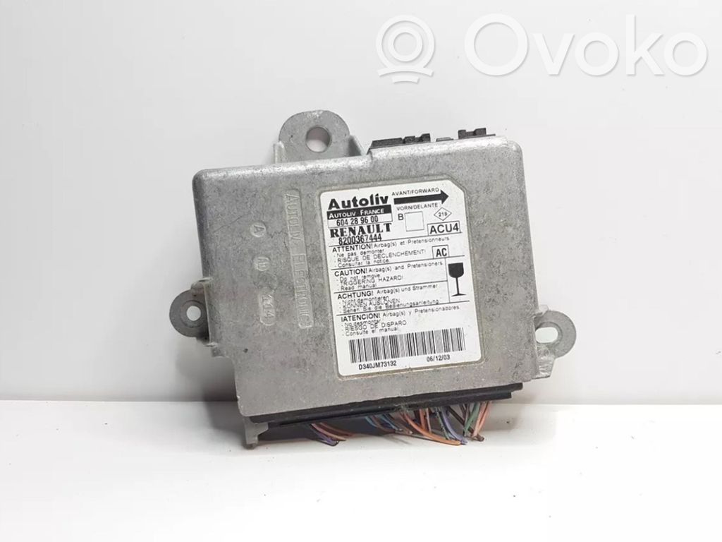 Renault Megane II Airbag control unit/module 