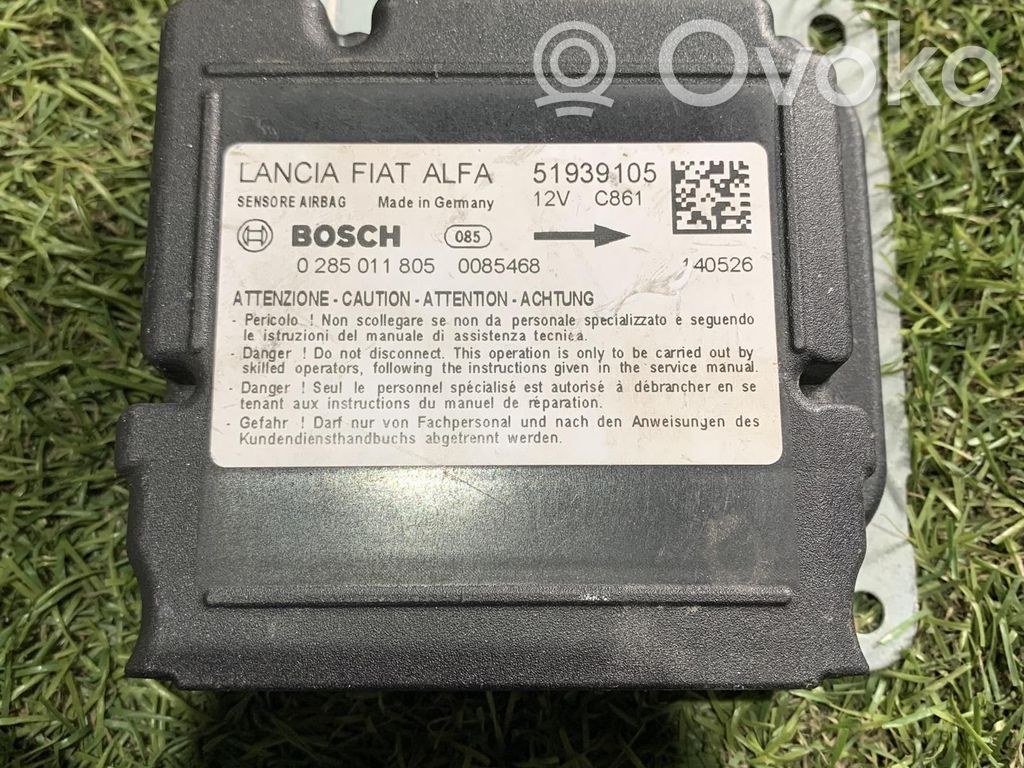 Lancia Ypsilon Airbag control unit/module 