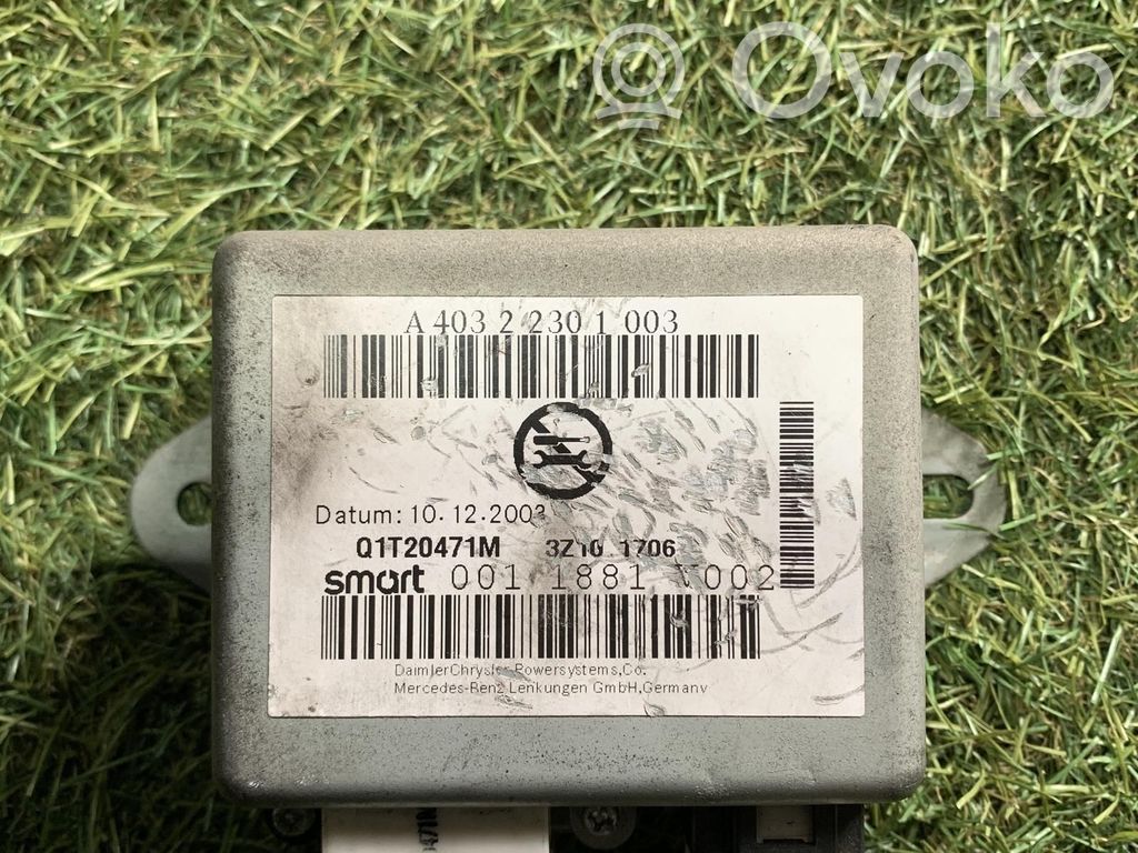 Smart ForTwo I Power steering control unit/module 