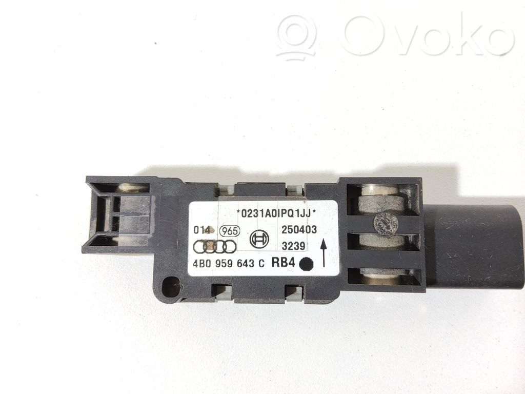 Audi A6 S6 C5 4B Czujnik uderzenia Airbag 