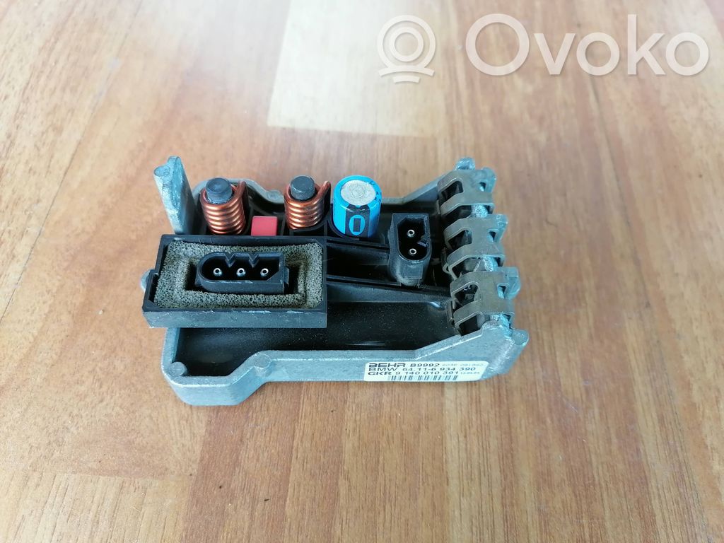 BMW 7 E65 E66 Mazā radiatora ventilatora reostats 