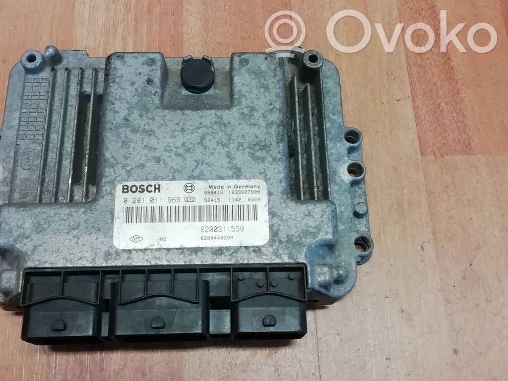 Engine control unit/module   0281011969,8200440204,8200311539