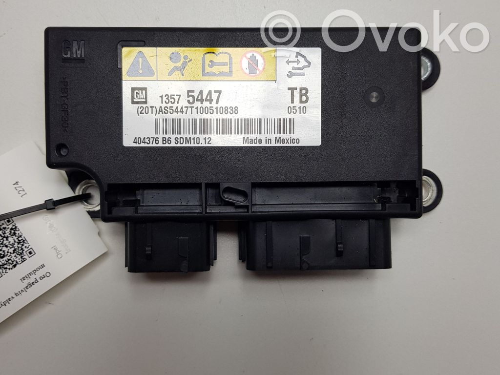 Opel Insignia A Airbag control unit/module 
