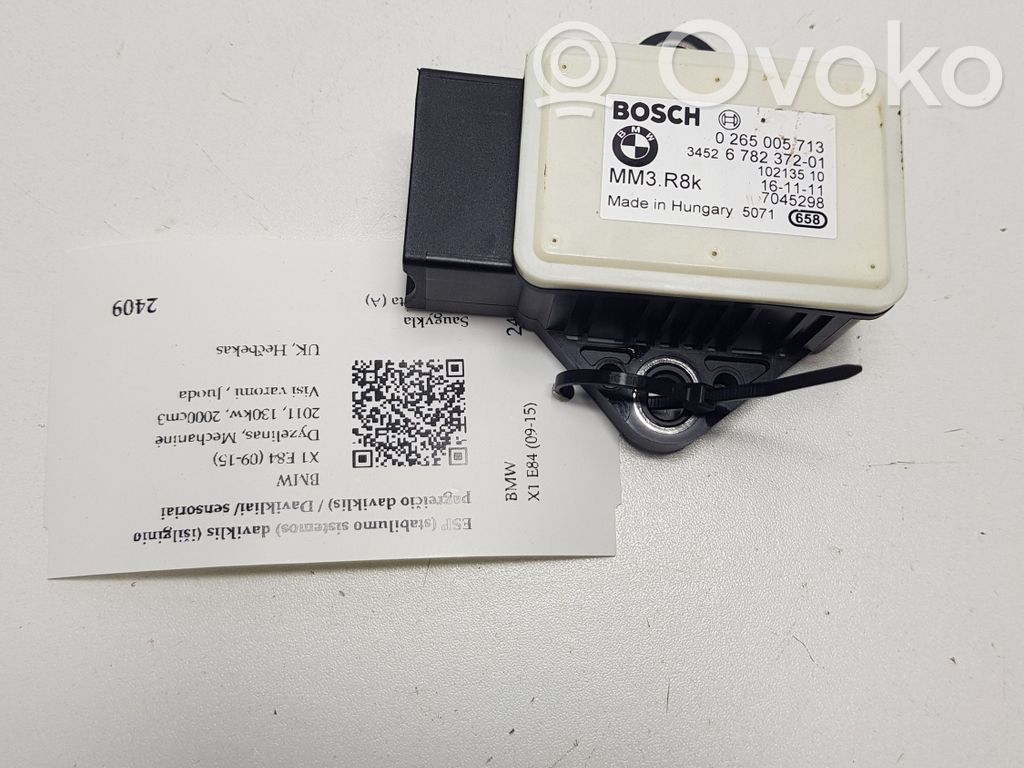 BMW X1 E84 ESP acceleration yaw rate sensor 