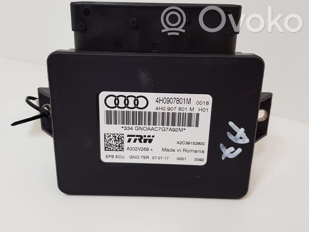 Audi A7 S7 4G Hand brake control module 