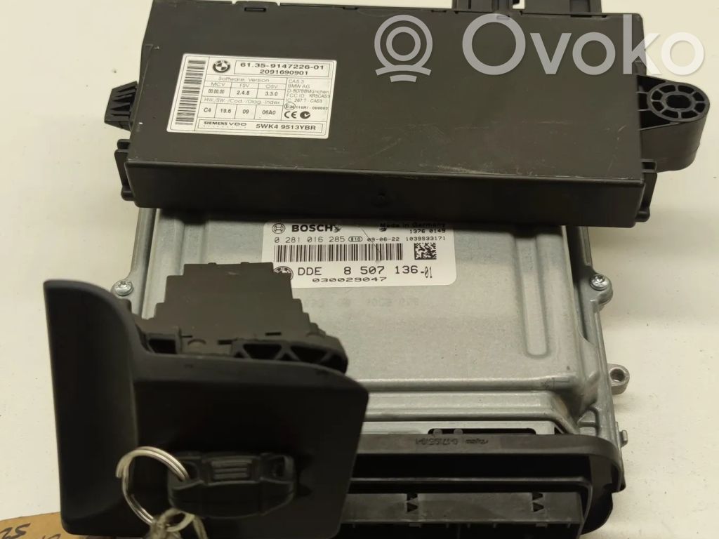 Engine ECU kit and lock set   850713601,0281016285,1039S33171,2091690901,6135914722601