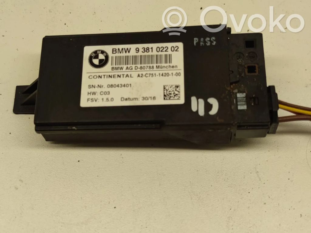 Module de commande de siège   938102202,08043401,A2C7511420100