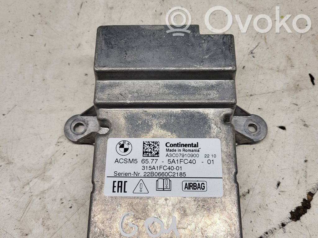 Airbag control unit/module   5A1FC40,A3C07910900,22B0660C2185,315A1FC4001