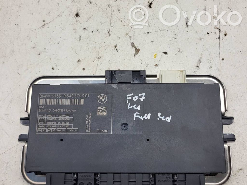 BMW 5 GT F07 Module d'éclairage LCM 