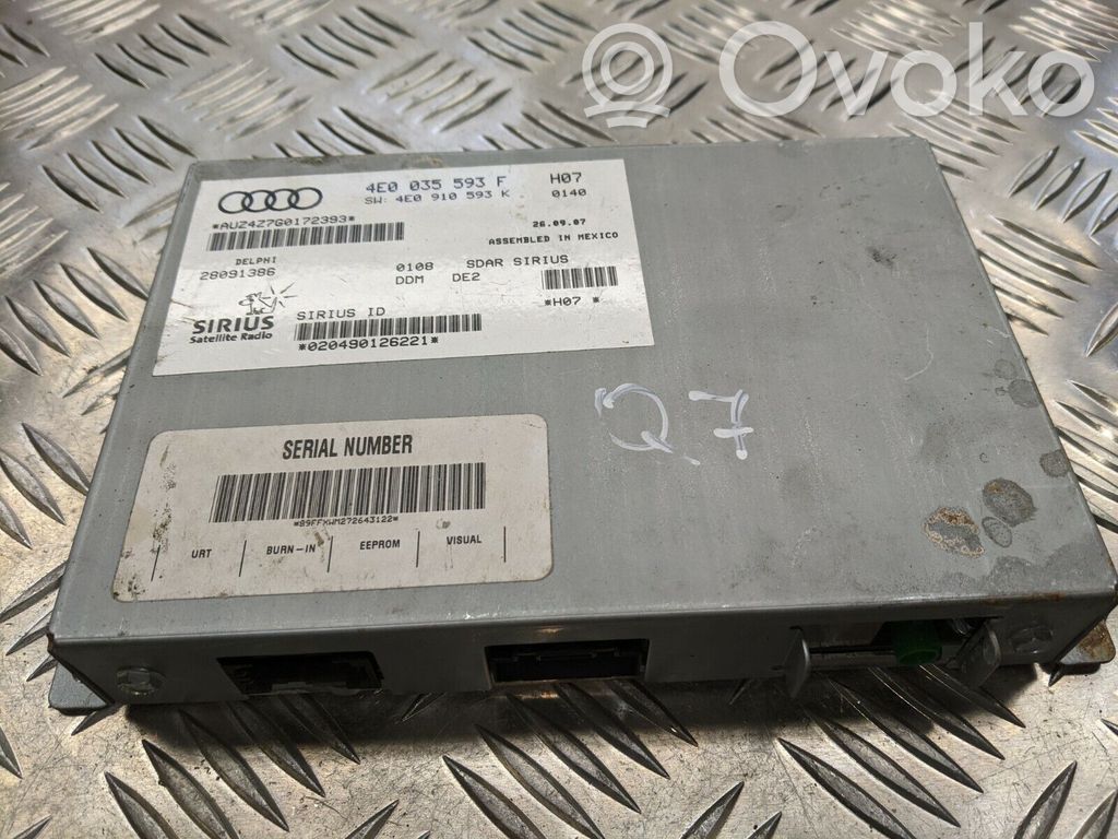 Unidad central de control multimedia   4E0035593F