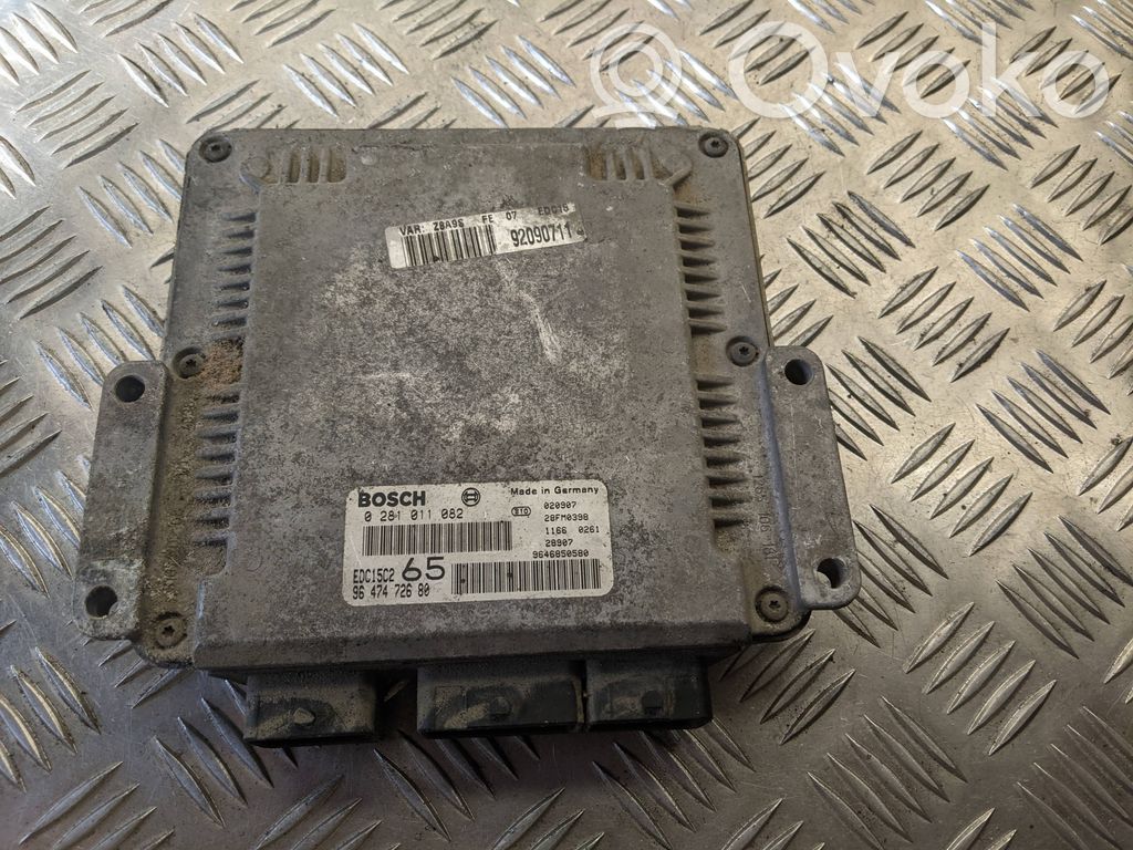 Peugeot 307 Engine control unit/module 