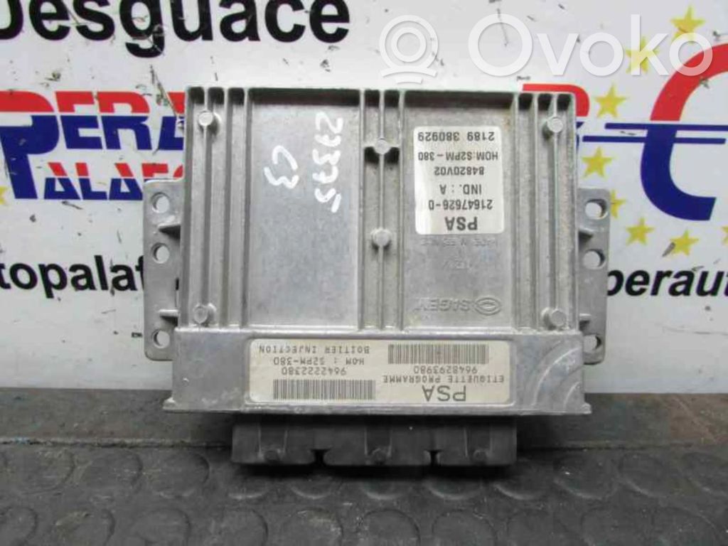 Unidad de control/módulo ECU del motor   9648293980