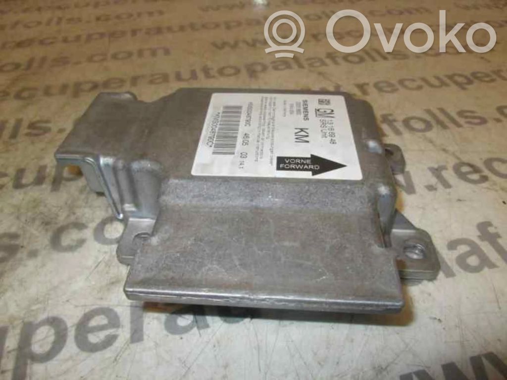 Opel Vectra C Airbag control unit/module 