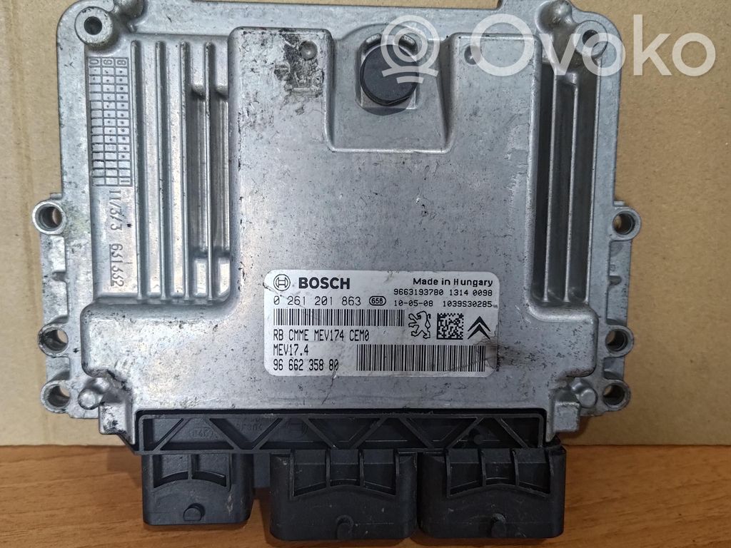 Engine control unit/module   1939XW,1939XW,9666235880